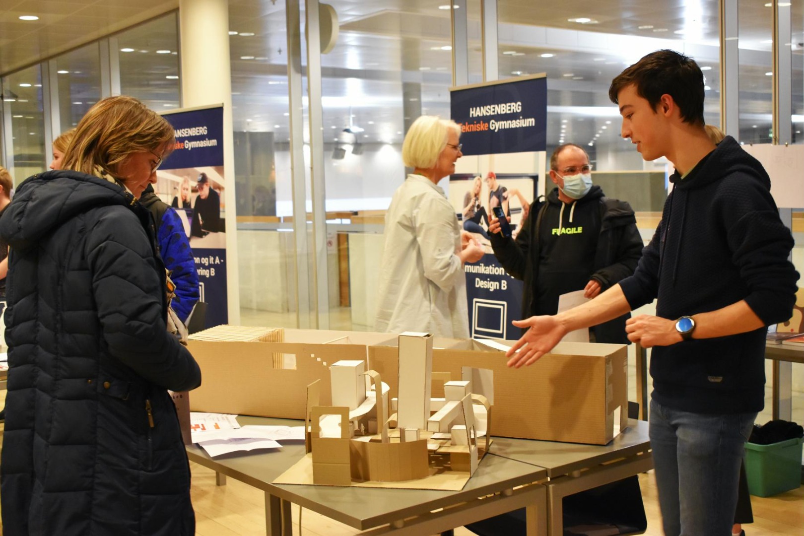 Fagene blev vist frem til Uddannelsesaften på Hansenberg Tekniske Gymnasium