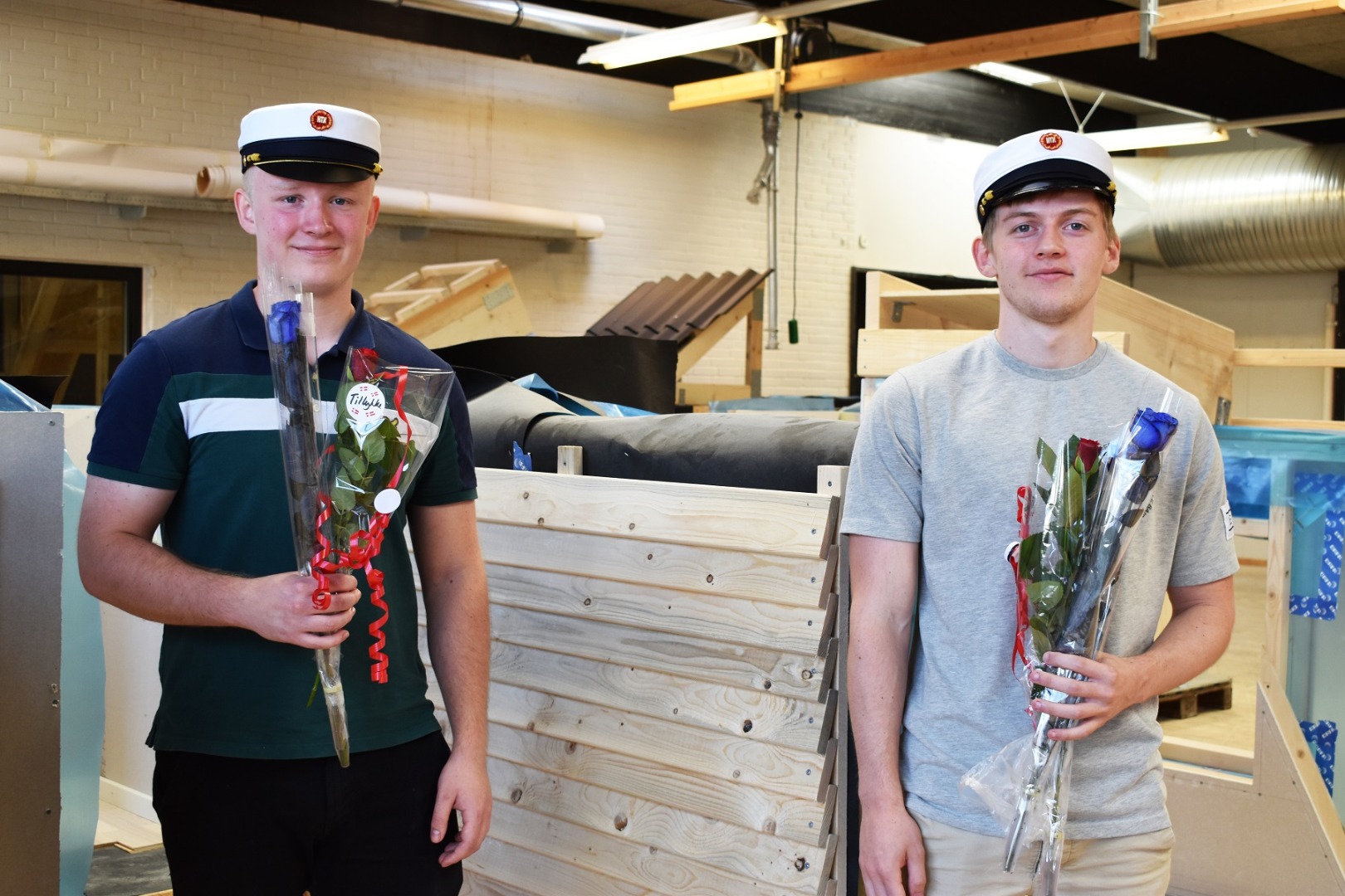 2 htx-studenter Alexander og Hugo juni 2020 Hansenberg Tekniske Gymnasium